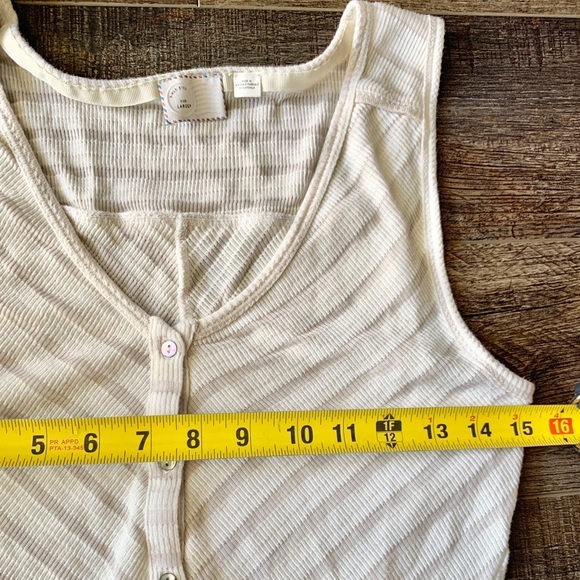 Anthropologie Postage Stamp Striped high low dress - Picture 4 of 8